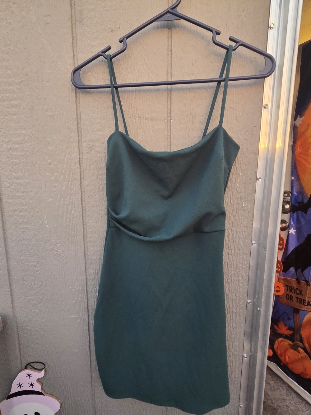 Windsor Emerald Green Cowl Neck Mini Slip Dress